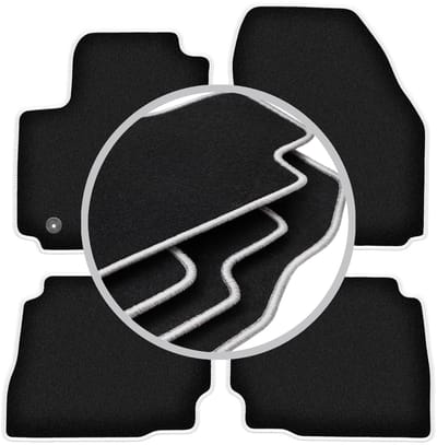 CARLUX-SILVER automatten voor: Ford Mondeo MK4 liftback, sedan, stationwagen (2007-2012)