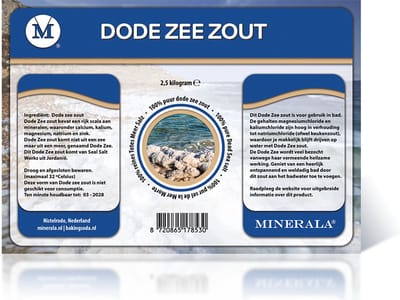 Dode Zee zout - 2,5 kg - fijne korrel - Minerala