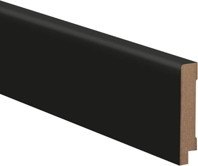 MDF Plint - Afgeronde Plint Plinten - Wandafwerking - Slag- en krasbestendige folie - 16 x 100 x 2500 mm