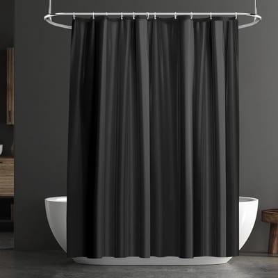 Waterdichte Douchegordijn 180 x 180 cm Schimmelbestendig met 12 Ringen en Roestvrije Oogjes - Wasbaar en Duurzaam voor Badkamer en Douchegebruik