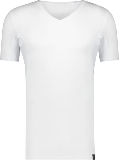 RJ Bodywear - Sweatproof Tencel - Heren T-Shirt V-Hals - Wit - L