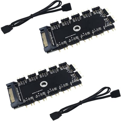 Jhubersproducts - Hub - 5V 3Pin RGB-splitterhub - 2 stuks - Ideaal