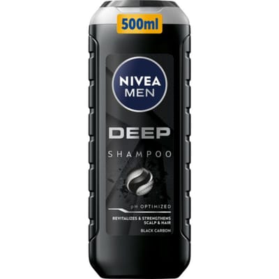 Shampoing Revitalisant Profond Nivea Men pour Hommes au Charbon Noir 500ml
