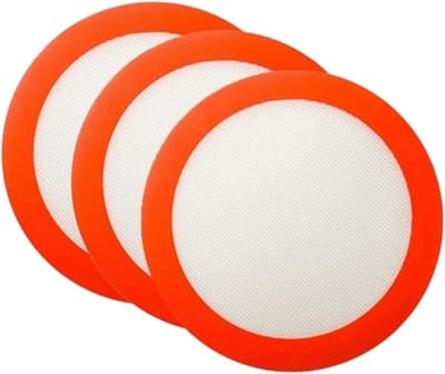 Bakmatten, 23 cm ronde siliconen matten, cakebakvorm, antiaanbaklaag siliconen bakplaat bekleding, herbruikbare hittebestendige bakgebakplaten voor koekjes, macarons, brood en gebak