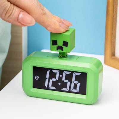 Paladone - Minecraft - Creeper Icon Alarm Clock Mini - Wekker