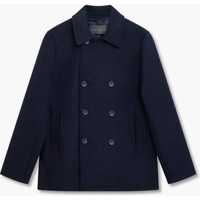 French Connection Peacoat W Marine Maat: S | Korte Jassen Outlet | Dames | Blauw