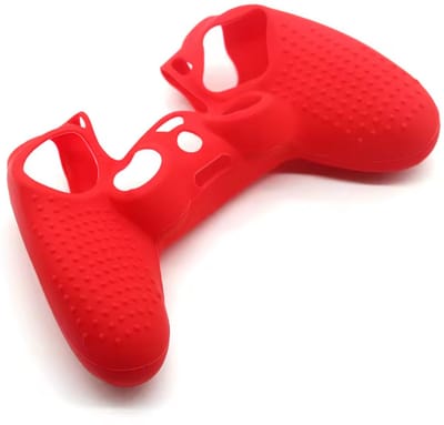 New Age Devi - Skin geschikt voor Playstation 5 Controller - Silicone Hoes - Accessoires - Rood
