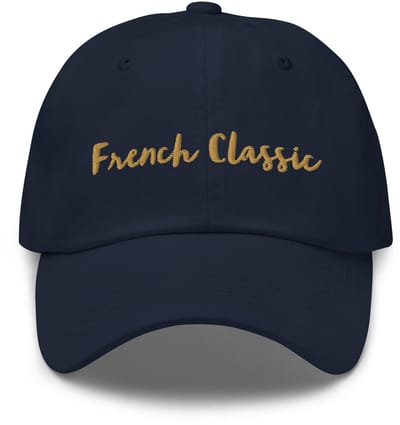 De2pktjes - French Classic Citroën Méhari Pet – ACHTERAAN staat een Citroën Méhari geborduurd - Navy