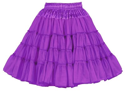 Thetru Collection Petticoat/Onderrok/Tutu Deluxe - Paars- 3-laags