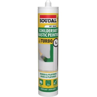 Soudal Schilderskit Turbo Muren En Plafonds Wit 290 Ml
