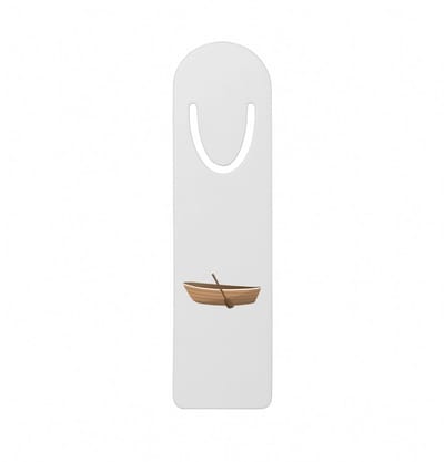 Hacebo® - Roeiboot metalen boekenlegger - Boten - Schippers - sloep - roeien - varen Bladwijzer boekenleggers - 12.7 cm x 3.2cm