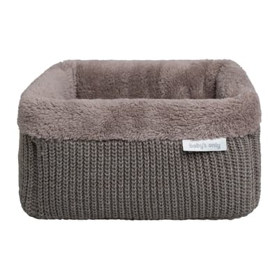 Baby's Only Gebreide commodemandje - Opbergmandje - Commode organizer - Babykamer accessoires Hope - Hazel Brown