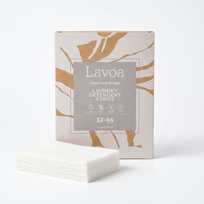 Lavoa Scent Free Wasstrips - Parfumvrij & Hypoallergeen - 64 Wasbeurten