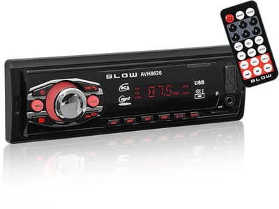 BLOW AVH-8626Autoradio – Bluetooth – USB – SD – AUX – FM – 4x50W - 1-DIN - Afstandsbediening