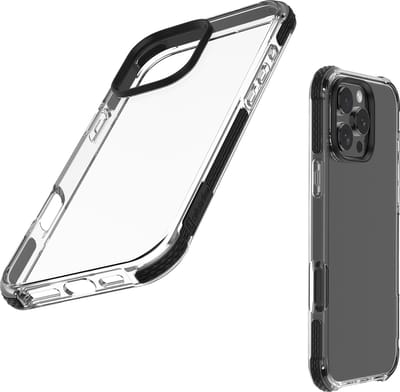 Cellularline Ultra Beschermend Hoesje - Geschikt voor iPhone 16 Pro - IDS Technologie & Microban & Shockproof - Transparant