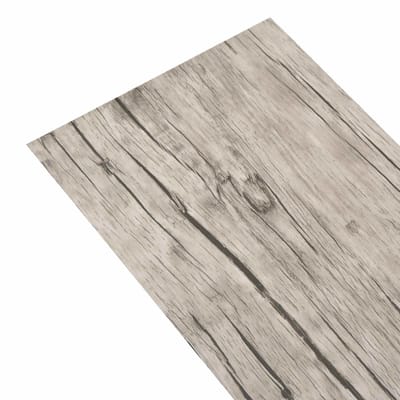 vidaXL - Zelfklevende - PVC - Vloerplanken - Gewassen - Eik - 30,5 - x - 61 - cm - 28 - st