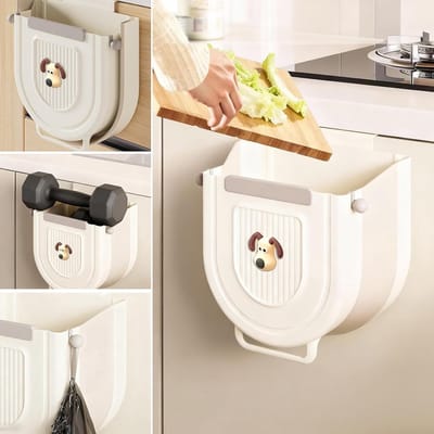 Opvouwbare hangende vuilnisemmer voor keuken, camping en auto - handige afvaloplossing voor badkamer en kantoor