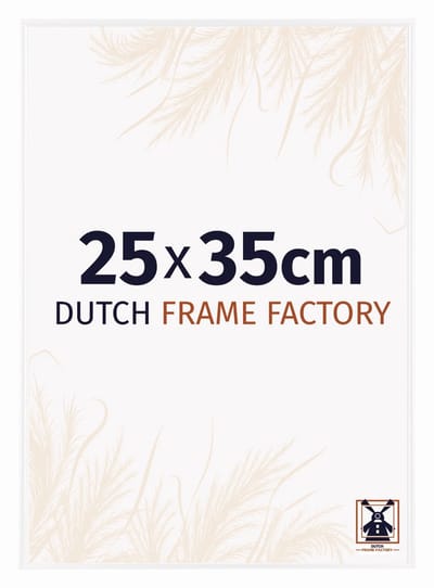 Fotolijst 25x35 cm - Kunststof - Wit Hoogglans - Easy