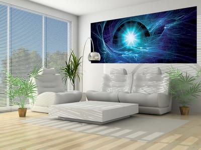 Cosmic Star Abstract Photo Wallcovering