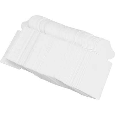 Lot de 100 bandelettes de test de parfum professionnelles pour aromathérapie white