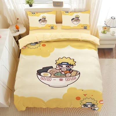 Anime Naruto Naruto Dekbedovertrek Kussensloop Eenpersoonsbed Slaapkamerdecoratie Thuis Kinderen Beddengoedset 135x200cm Jongen Meisje Cadeau 90x190cm