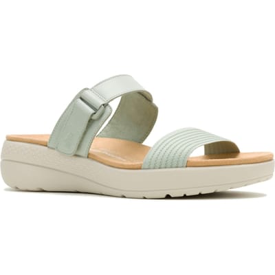 Hush Puppies Breathe Gore Leer Dames Sage Standaard Sandalen
