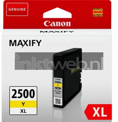Canon PGI-2500Y XL inktcartridge geel hoge capaciteit (origineel)