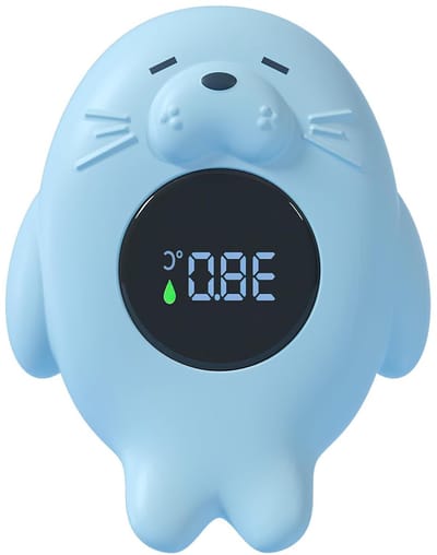 Digitale Badthermometer voor Baby's - Veiligheid en Comfort in de Badkamer, Blauw, Temperatuurmeting, Waterveiligheid, Kindvriendelijk