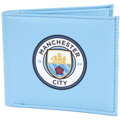 Manchester City FC Wapen PU Portemonnee One Size hemelsblauwe kleur/wit