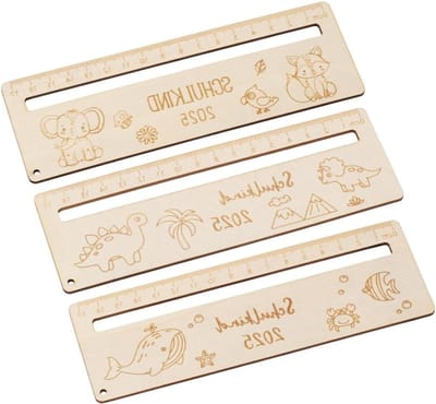 3pcs Tracking Rulers for Dyslexia Bookmarks Reading Aid for Kids 1 Class 2025 School Child Personalized Wooden - ShopVlot
