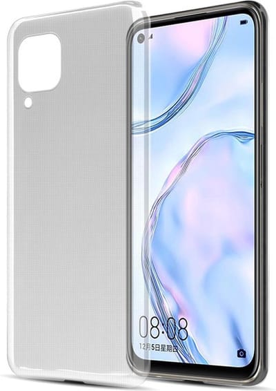 Cadorabo Hoesje geschikt voor Huawei NOVA 6 SE / P40 LITE / NOVA 7i in VOLLEDIG TRANSPARANT - Beschermhoes gemaakt van flexibel TPU Silicone Case Cover