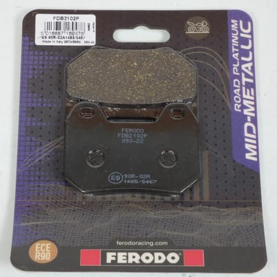 ferodo remblokje voor motorfiets bmw 1200 r 2003 tot 2005 k30 / ar nieuw