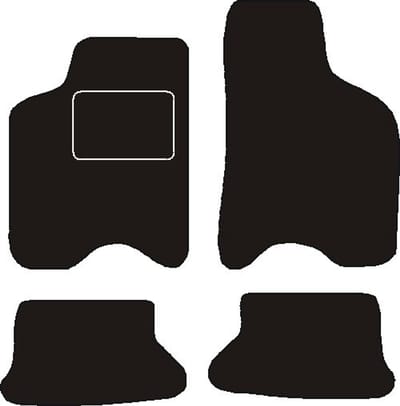 Automatten Seat Arosa 1997-2004 - Naaldvilt - Perfecte pasvorm - 4-delig