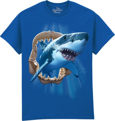 Haaien Shark Jaw The Coloured House T-shirt M