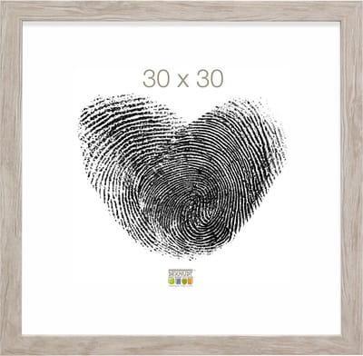 Deknudt Frames fotolijst S45RH1 - naturel - grijs - hout - 30x30 cm