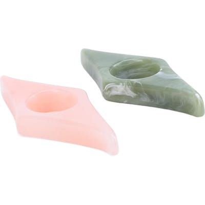 2 stuks Boekpagina Houder voor Lezen Boekopener Vinger Pagina Houder Duim Bladwijzer Accessoires voor white