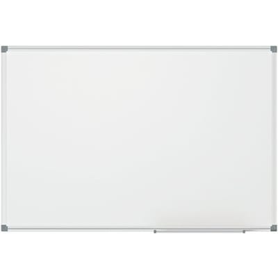 Whiteboard MAULstandard, Emaille (b x h) 60 cm x 45 cm Wit Emaille coating Incl. opbergbakje, Horizontaal- of verticaalformaat