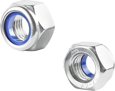 NTHProducts - M8 Hex Moeren - Roestvrij Staal - Hoogwaardige Bevestiging - 20 Stuks - Zelfsluitende Moeren - Duurzaam en Betrouwbaar - Perfect voor Mac...