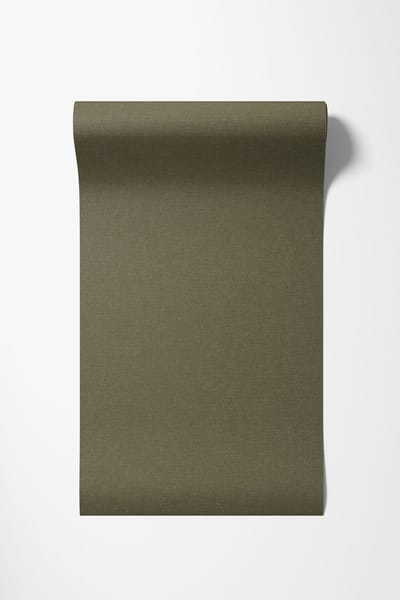 Dutch Wallcoverings - Vliesbehang - Linen & Textures - uni groen - LT10037