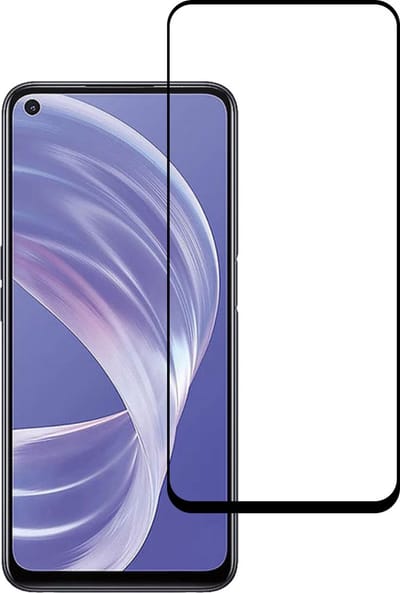 Smartphonica Screenprotector Geschikt voor Oppo A73 5G - Full Cover Tempered Glass - Gehard glas Geschikt voor Oppo A73 5G geschikt voor Oppo A73 5G