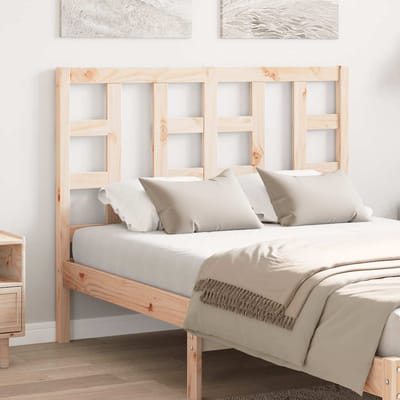 vidaXL Hoofdbord 126x4x100 cm massief grenenhout