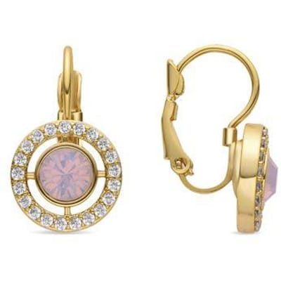 Luxenter Oorbellen met Glimmende Zirkonia 18k goud afwerking - Othal
