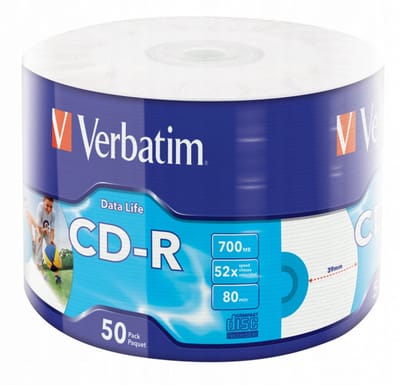 50x CD-R - 52x - CD-R - 120 mm - 700 MB - 50 pc(s)