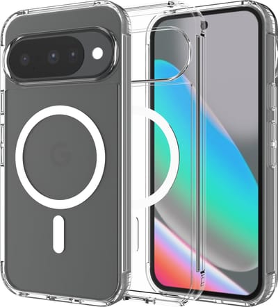 Cazy hoesje geschikt voor Google Pixel 10 / 10 Pro Hoesje geschikt voor MagSafe - Military Grade Backcover - Transparant