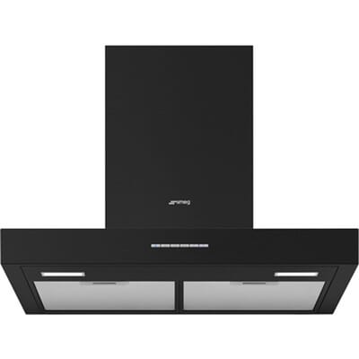 SMEG KBT600MB - Afzuigkap - 60 cm - Mat Zwart - Wandschouw Afzuigkap - 820 m³/u - LED Verlichting - Energieklasse A