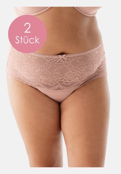 High-Panty-Set LACE BASIC 2ER SET