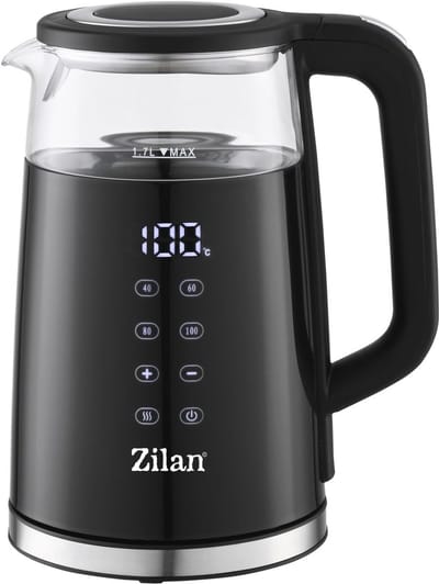 Dubbelwandige waterkoker met digitaal display en warmhoudfunctie, 1,7 l