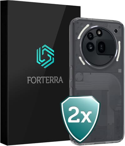 Hoesje 2 Stuks - Geschikt voor Nothing Phone (3a) Pro - Sterk & Shockproof - Back Cover - Case Siliconen - Telefoon Hoes - Transparant