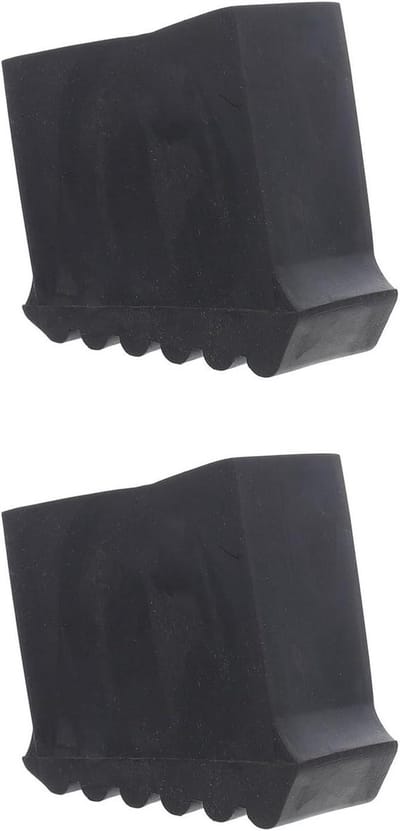 Antislip Laddervoeten - Ladderkussens - Vloer Beschermen - Duurzaam Rubber - Set van 2 - Zwart