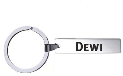 Sleutelhanger Met Naam - Dewi - RVS